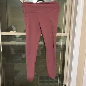 ATHLETA MAUVE/Pink full length leggings.